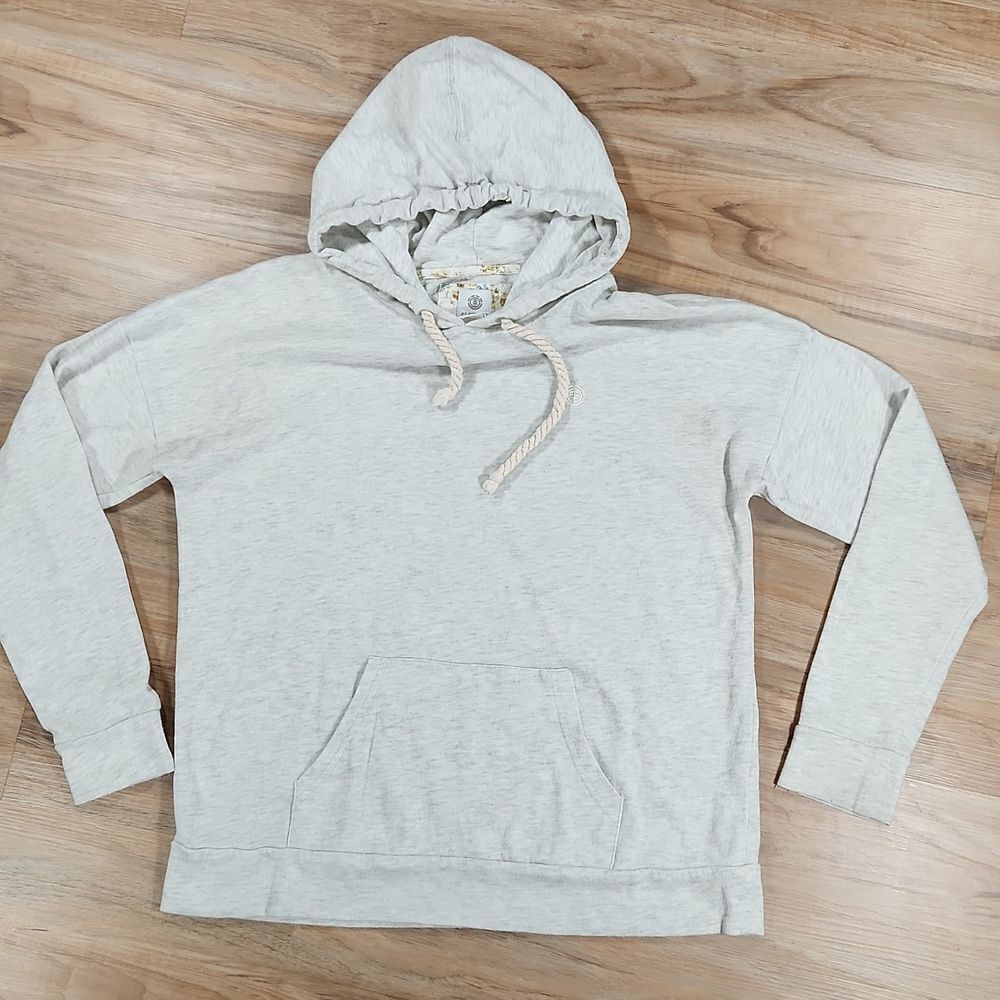 🐞Element Light Gray Hooded Sweatshirt Large